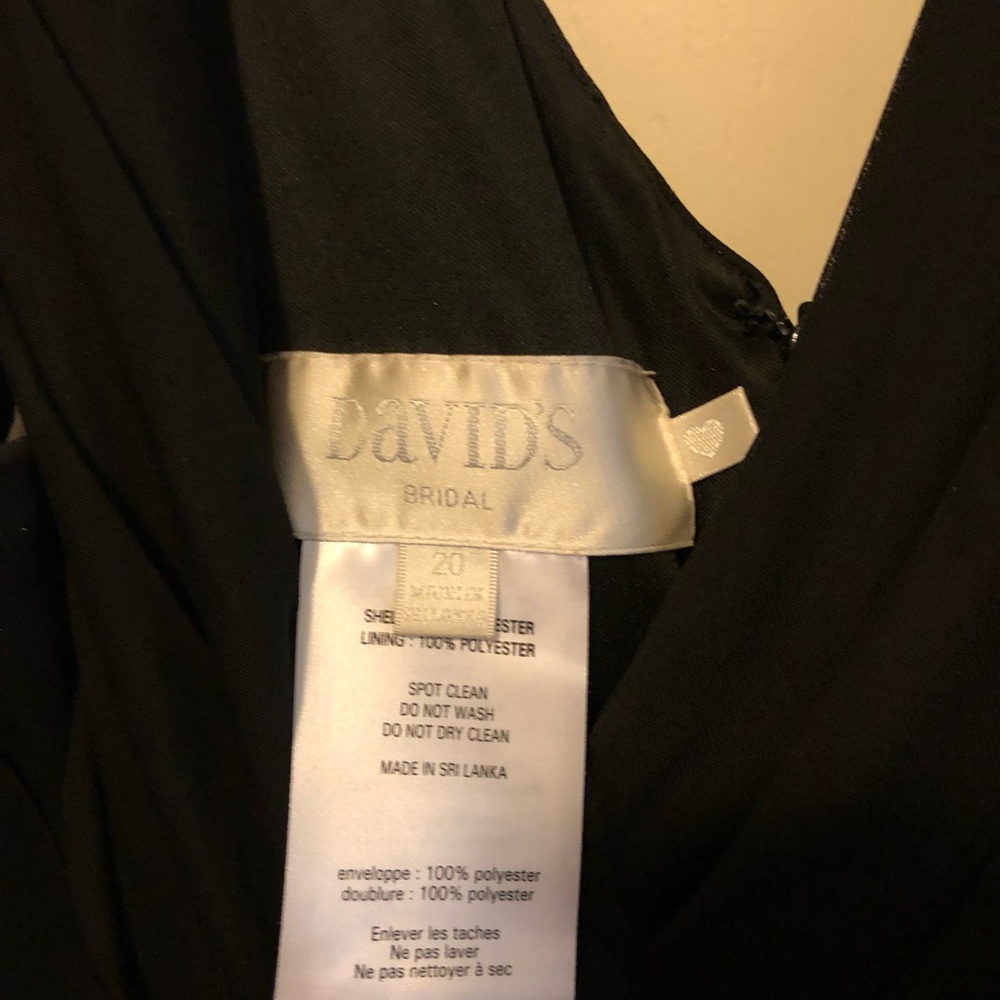 David’s bridal bridesmaids dress